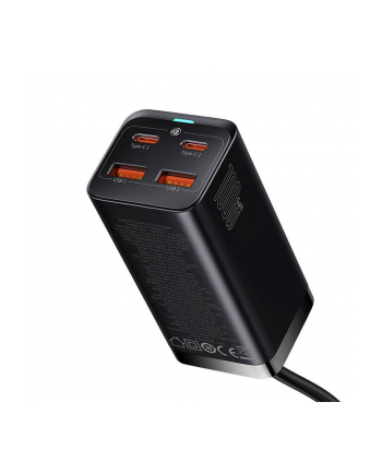 Baseus GaN3 Pro 2xUSB-C + 2xUSB, 100W (czarna) ładowarka sieciowa nr 1