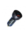 ładowarka Ładowarka samochodowa Baseus Particular Digital Display z wyświetlaczem, USB + USB-C, QC3.0+PD, 5A, 65W (szara) - nr 6