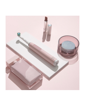 Oral-B Pro 3 Pink Cross Action różowy Rodzaj: czerwonyacyjna | Zasilanie: akumulatorowe | Akcesoria: