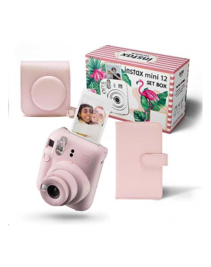 Instax Mini 12 big bundle pink główny