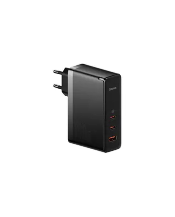 Baseus GaN5 Pro 2xUSB-C + USB, 140W (czarna) ładowarka sieciowa