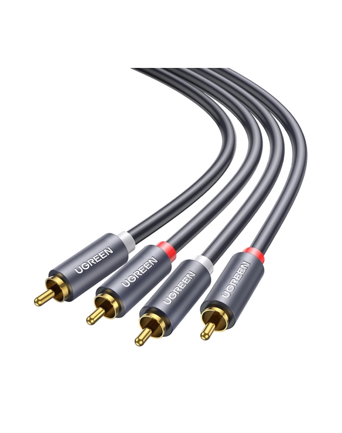 Ugreen AV104 2x RCA (Cinch) do 2x RCA (Cinch) 1m czarny główny