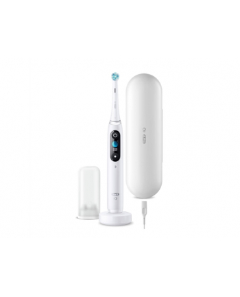 Oral-B iO 9 biały Rodzaj: magnetyczne | Oscylacyjno-czerwonyacyjne:| Zasilanie: akumulatorowe | Akcesoria: