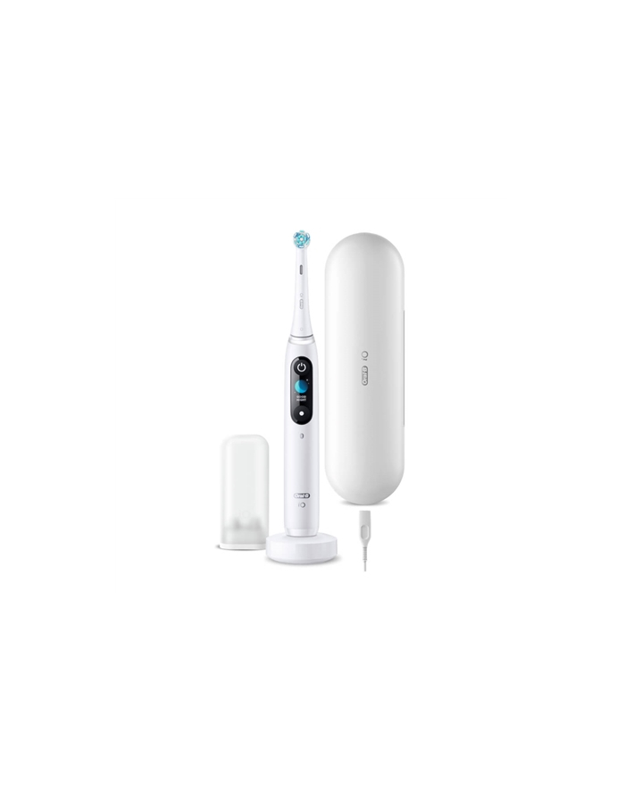 Oral-B iO 9 biały Rodzaj: magnetyczne | Oscylacyjno-czerwonyacyjne:| Zasilanie: akumulatorowe | Akcesoria: główny