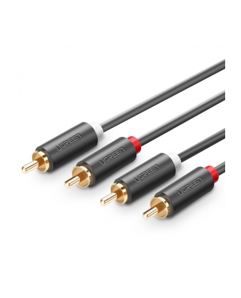 Ugreen AV104 2x RCA (Cinch) do 2x RCA (Cinch) 1m czarny nr 1