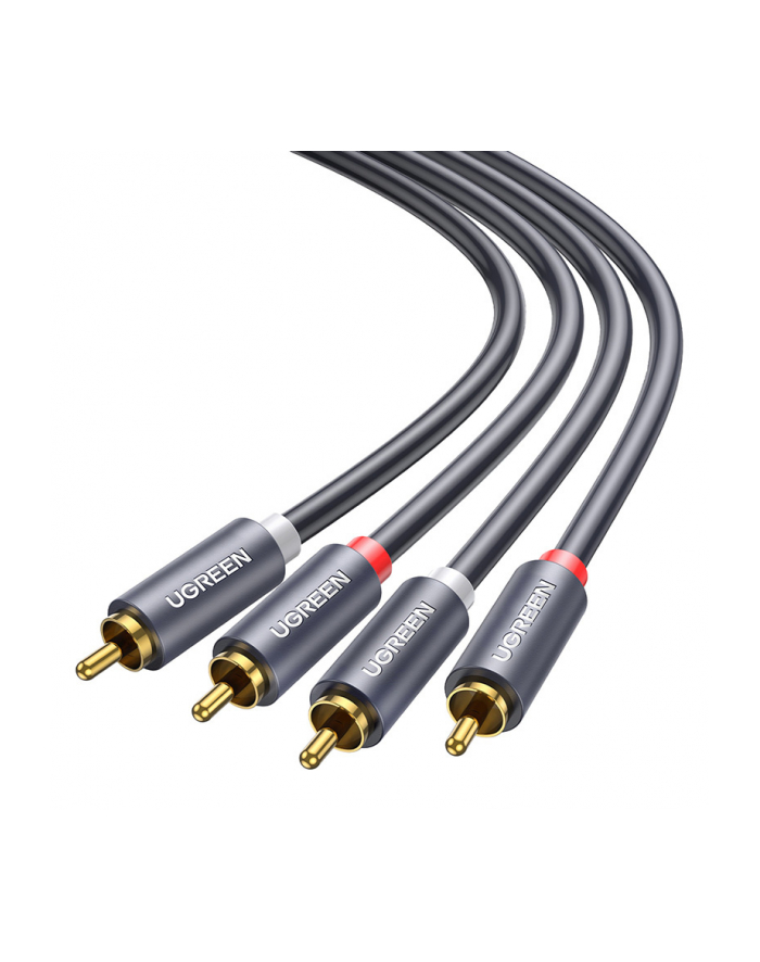 Ugreen AV104 2x RCA (Cinch) do 2x RCA (Cinch) 1m czarny główny