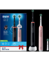 Oral-B Pro 3 3900N Duo czarny/różowy Rodzaj: czerwonyacyjna | Zasilanie: akumulatorowe - nr 11