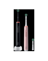 Oral-B Pro 3 3900N Duo czarny/różowy Rodzaj: czerwonyacyjna | Zasilanie: akumulatorowe - nr 12