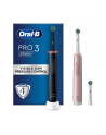 Oral-B Pro 3 3900N Duo czarny/różowy Rodzaj: czerwonyacyjna | Zasilanie: akumulatorowe - nr 18