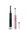 Oral-B Pro 3 3900N Duo czarny/różowy Rodzaj: czerwonyacyjna | Zasilanie: akumulatorowe - nr 7