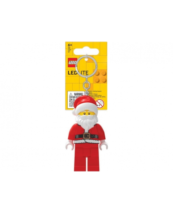 LEGO LGL-KE189 Św. Mikołaj brelok do kluczy z latarką