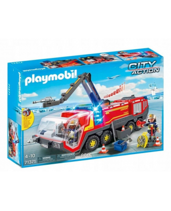 Playmobil City Action 77371 Pojazd strażacki na lotnisku ze światłem i dźwiękiem