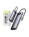 Hub 4w1 Baseus Metal Gleam Series, USB-C do 4x USB 3.0 - nr 1