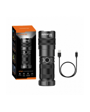 Latarka Superfire GT60, 2600lm, USB-C