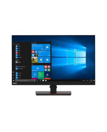 Lenovo ThinkVision T27q-20 27'' | IPS | 2560 x 1440 | D-SUB | HDMI | DisplayPort | 5x USB 3.1 | EyeComfort | Pivot | VESA 100 x 100