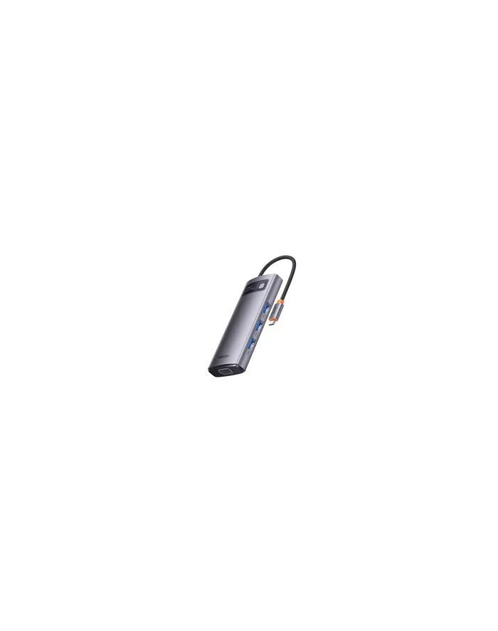 Baseus Metal Gleam Series Hub 7w1, USB-C do 3x USB 3.0 + HDMI + USB-C PD + VGA + Ethernet RJ45 główny