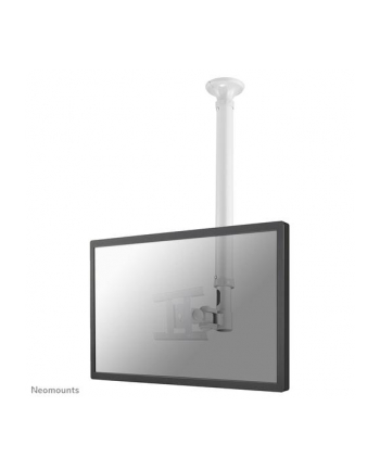 Neomounts by Newstar FPMA-C100WHITE uchwyt sufitowy do LCD | wysokość: 79-129 cm | rozdzielczość: 10 - 30'' | VESA max: 200x200