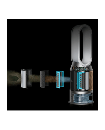 Dyson Purifier Humidify+Cool Formaldehyde PH04 Moc: 45W | Minimalna głośność: 36 dB | Filtr HEPA H13 | Strumień powietrza: 1260 m3/h