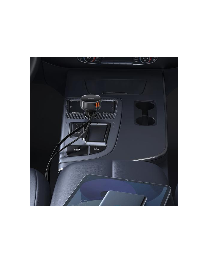 Baseus Enjoyment Pro z kablem USB-C, 60W (czarna) główny
