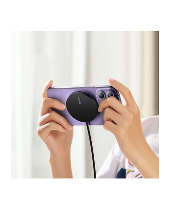 Baseus Simple Mini3 15W (czarna) ładowarka indukcyjna