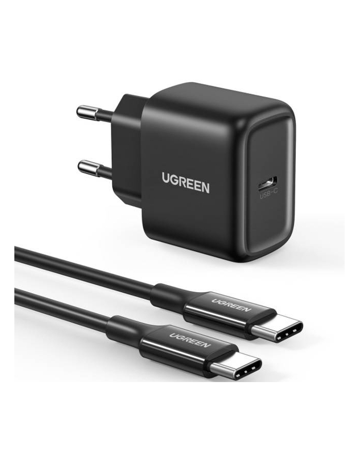 UGREEN CD250, 25W, USB-C (czarny) + kabel USB-C do USB-C, 2m (czarny) główny
