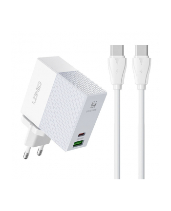 LDNIO A2620C USB, USB-C 65W + kabel USB-C - USB-C ładowarka sieciowa nr 1