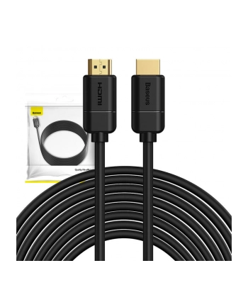 Baseus High Definition HDMI 2.0, 4K 30Hz, 3D, HDR, 18Gbps, 8m (czarny)