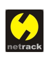 Netrack szafa wisząca 10'', 4.5U/300 mm - popiel, drzwi  przeszklone - nr 8