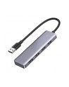 Ugreen 4w1 USB do 4x USB 3.0 + USB-C szary - nr 1