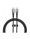 Kabel USB-C do USB-C Baseus Glimmer, 100W, 1m (czarny) - nr 2