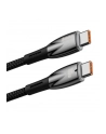 Kabel USB-C do USB-C Baseus Glimmer, 100W, 1m (czarny) - nr 4