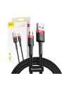 Baseus Cafule USB do microUSB 2A 3m (czarno-czerwony) - nr 1
