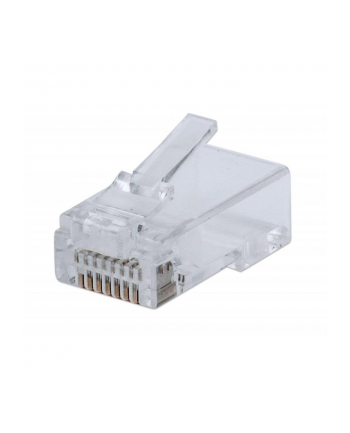 Intellinet 791090 Wtyk RJ45 Cat6 UTP 100 szt Intellinet 791090 Wtyk RJ45 Cat6 UTP, przelotowy, na drut i linkę, 100 szt