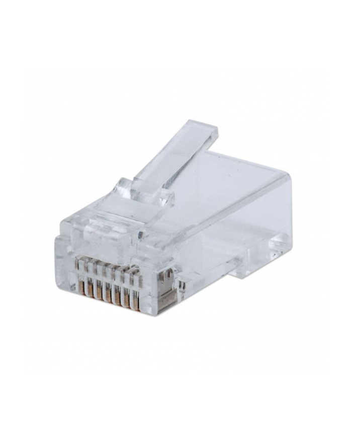 Intellinet 791090 Wtyk RJ45 Cat6 UTP 100 szt Intellinet 791090 Wtyk RJ45 Cat6 UTP, przelotowy, na drut i linkę, 100 szt główny