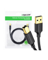 Ugreen US135 USB 2.0 A-B do drukarki, pozłacany, 5m czarny - nr 2