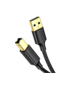 Ugreen US135 USB 2.0 A-B do drukarki, pozłacany, 5m czarny - nr 3