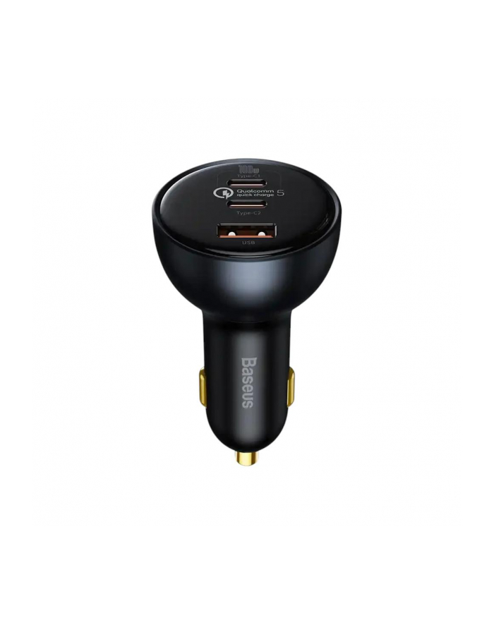Baseus Qualcomm, USB, 2x USB-C, 160W (szara) ładowarka samochodowa główny