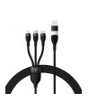 Baseus Flash Series 2 USB 3w1, USB-C + micro USB + Lightning, 100W, 1.2m (czarny) - nr 2