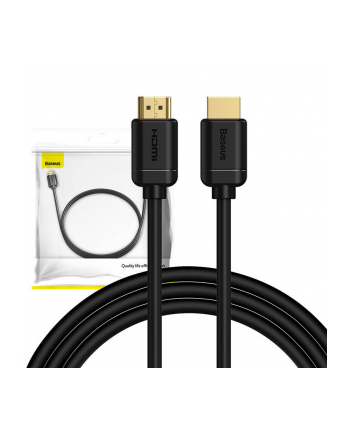 Baseus High Definition HDMI 2.0 4K 60Hz, 3D, HDR, 18Gbps, 2m (czarny)