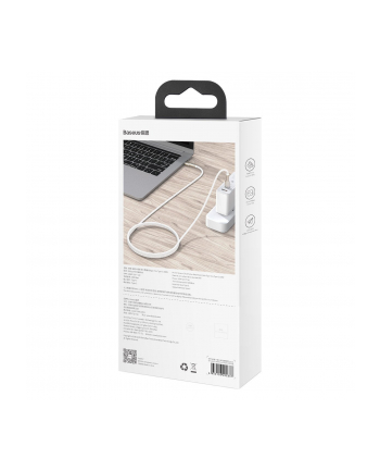 Baseus Cafule USB-C do USB-C, 100W, 1m (biały)