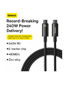 Baseus Tungsten Gold USB-C do USB-C 240W 2 m (czarny) - nr 21