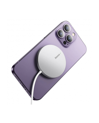 Baseus Simple Mini3 indukcyjny 15W (srebrna) ładowarka indukcyjna