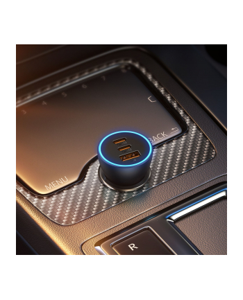 Baseus Golden Contactor Pro, 2x USB-C, 1x USB, 65W (szara)