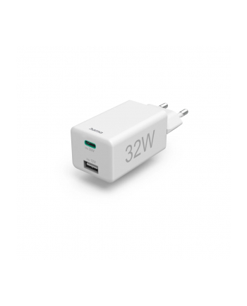 Hama ładowarka sieciowa mini 32W PD/QC 1x USB-C, 1x USB-A biała HAMA | ładowarka| mini | 32W |PD/QC | biała nr 2