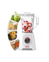 Tefal BL420131 biały Moc [W]: 600 | Rodzaj dzbanka: Szkło | Pojemność [l]: 1,25 | Ilość stopni prędkości: 2 | Kolor: biało-srebrny - nr 6