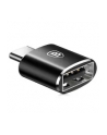Adapter Baseus USB do USB Type-C 2,4A (czarny) - nr 2