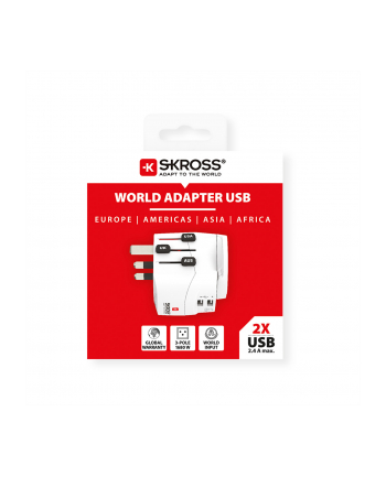 Skross Pro Light USB World (2xA) Adapter Podróżny nr 2