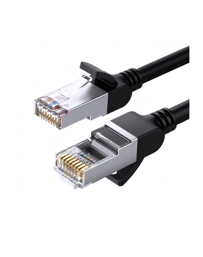 Ugreen NW101 z metalowymi wtyczkami, Ethernet RJ45, Cat.6, UTP, 0.5m czarny główny