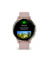 Garmin Venu 3s jasnozłota ramka z paskiem w kolorze dust rose - nr 25