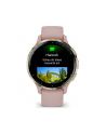 Garmin Venu 3s jasnozłota ramka z paskiem w kolorze dust rose - nr 34